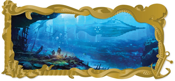 20,000 Leagues Under the Sea Acme Pin - Golden Magic Event