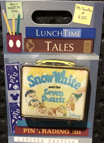 Lunch Time Tales 2018 Snow White Pin