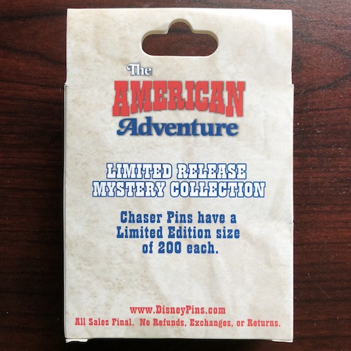 Disney Parks LR Pin American Adventure MYSTERY Pin AZ COLOR Donald 