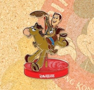 Woody and Bullseye Carousel Limited Edition Pin