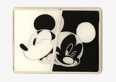 Mickey Mouse Split Face Enamel Pin