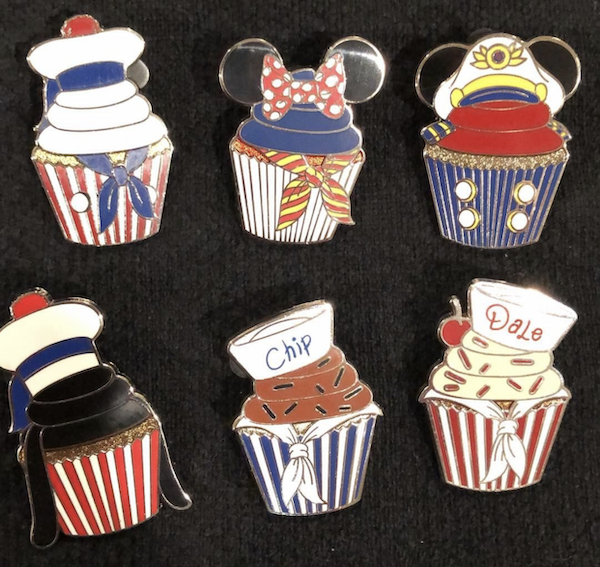 Disney Cruise Line Cupcake Mystery Pins