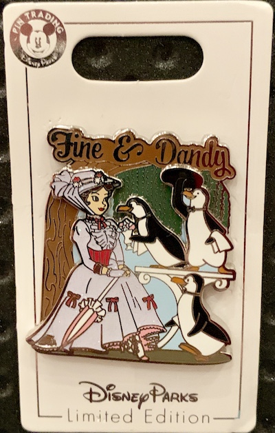 Mary Poppins Fine & Dandy 2019 Pin