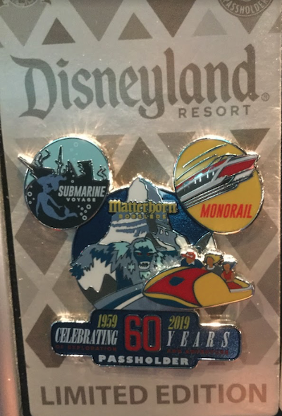 Celebrating 60 Years of Exploration and Adventure AP Pin