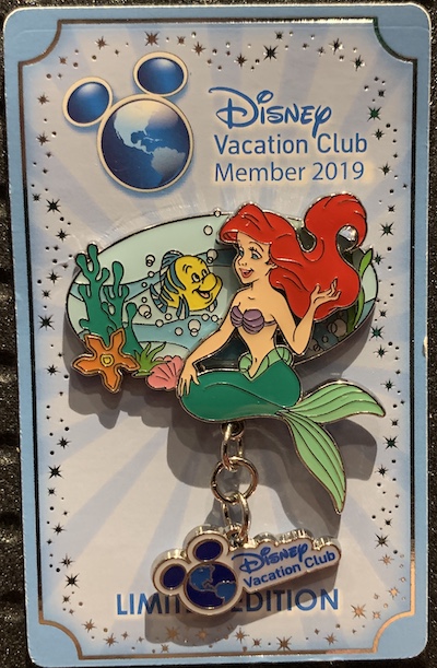 Disney Vacation Club – Ariel & Flounder 2019 Pin