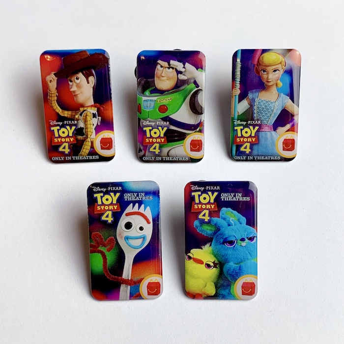 Toy Story 4 McDonald's Pins