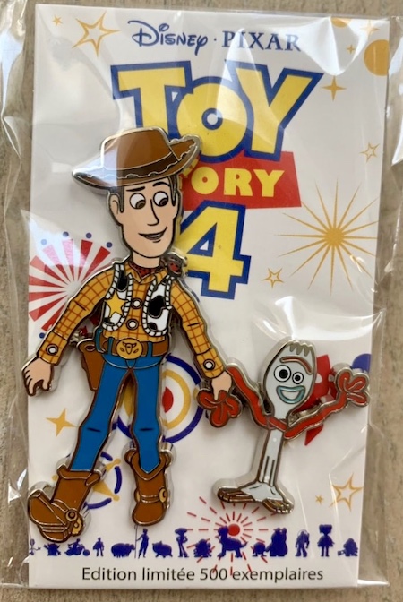 Woody & Forky LE 500 Disneyland Paris Pin