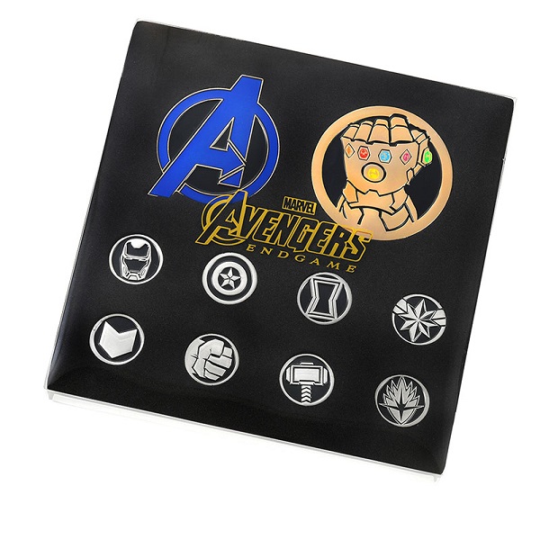 Marvel Avengers Endgame Disney Store Japan Pin Set Disney