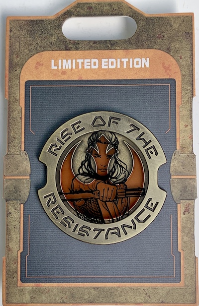 Rey Rise of the Resistance Wars Galaxy’s Edge Pin