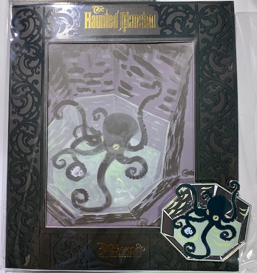 The Haunted Mansion 50th Anniversary Octopus in a Well Pin