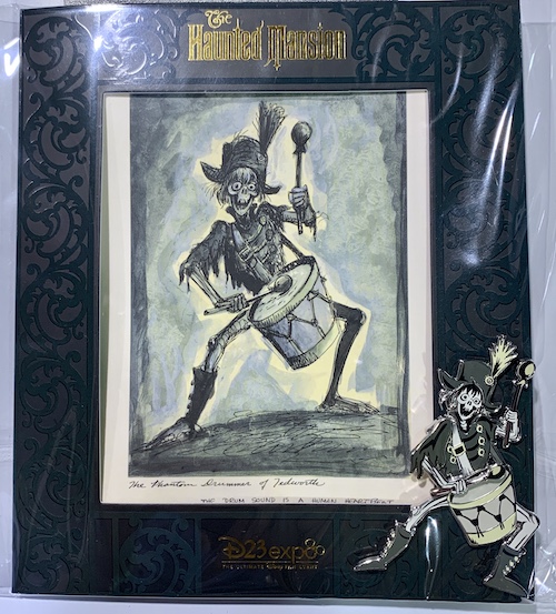 The Haunted Mansion 50th Anniversary Pirate Drummer Pin