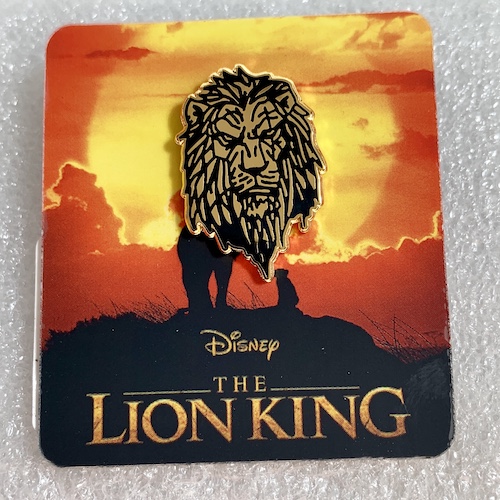 Lion King Scar Gold Lapel Pin Disney Pins Blog