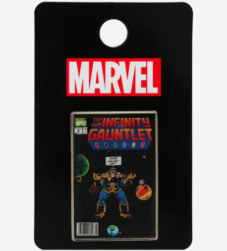 The Infinity Gauntlet Comic BoxLunch Marvel Pin