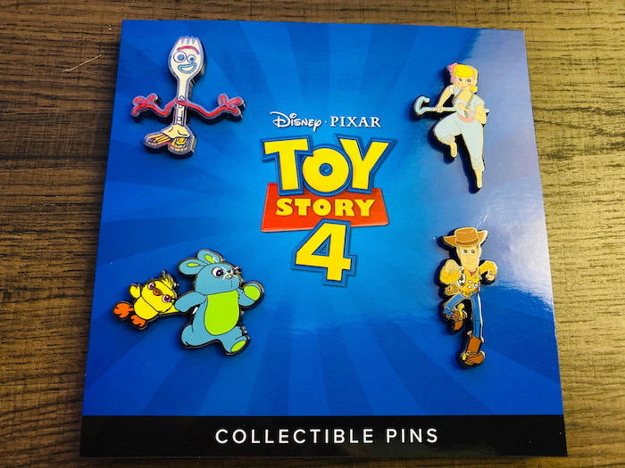 Toy Story 4 Disney Movie Club Pin Set