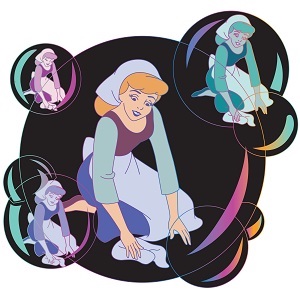Cinderella 70th Anniversary Soap Bubble Pin