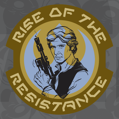 Han Solo Rise of the Resistance Star Wars Galaxy’s Edge Pin