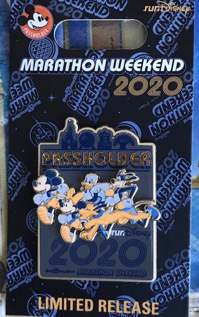 Passholder Walt Disney World Marathon Weekend 2020 Pin