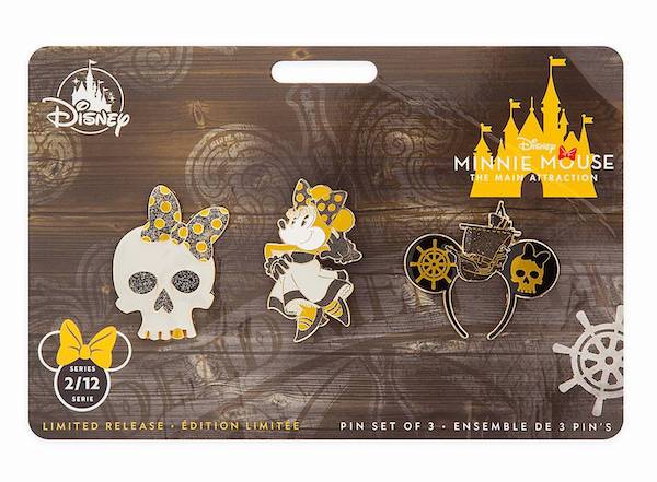 Pirates of the Caribbean Minnie Mouse The Main Attraction Pin Set