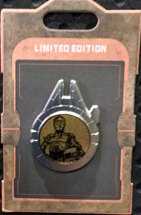 C-3PO Resistance Reveal Star Wars Galaxy’s Edge Pin