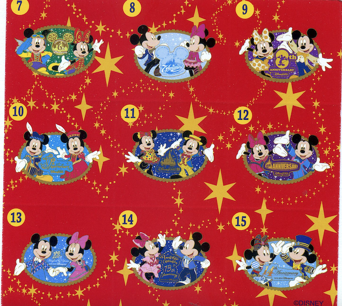 Mickey & Minnie Hong Kong Disneyland Anniversary Mystery Pins 2