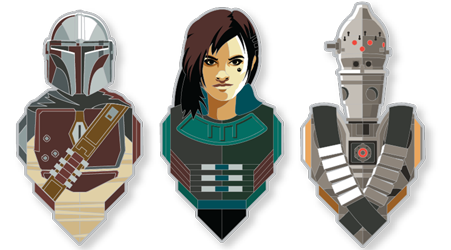 Star Wars Celebration 2020 Pin Set 1: The Mandalorian 3-Pack