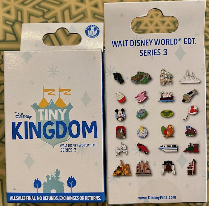 Tiny Kingdom Walt Disney World Second Edition Series 3 Pin Collection -  Disney Pins Blog