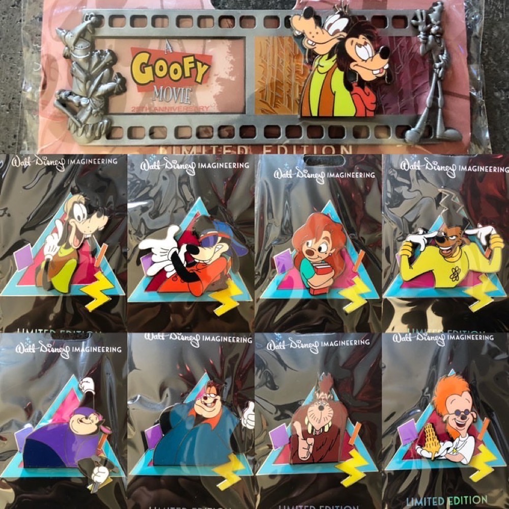 TDL Tokyo FAB 5 Rectangle Series Goofy At The Movies Disney Pin 4120 