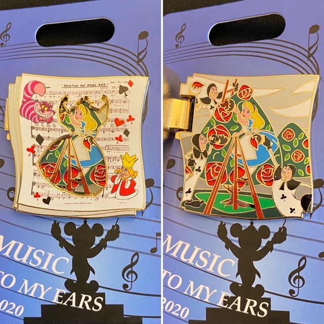 Alice in Wonderland Music to my Ears 2020 Cast Member Pin