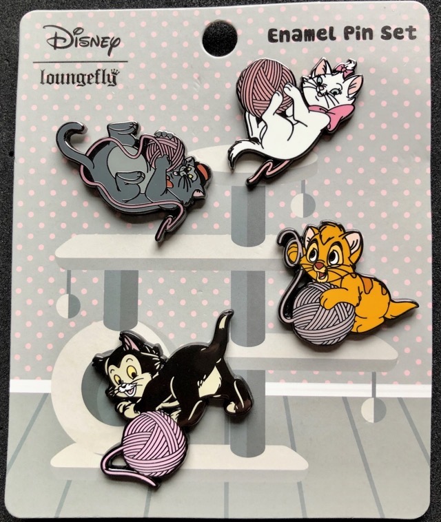 Disney Kitties 2020 Loungefly Pin Set