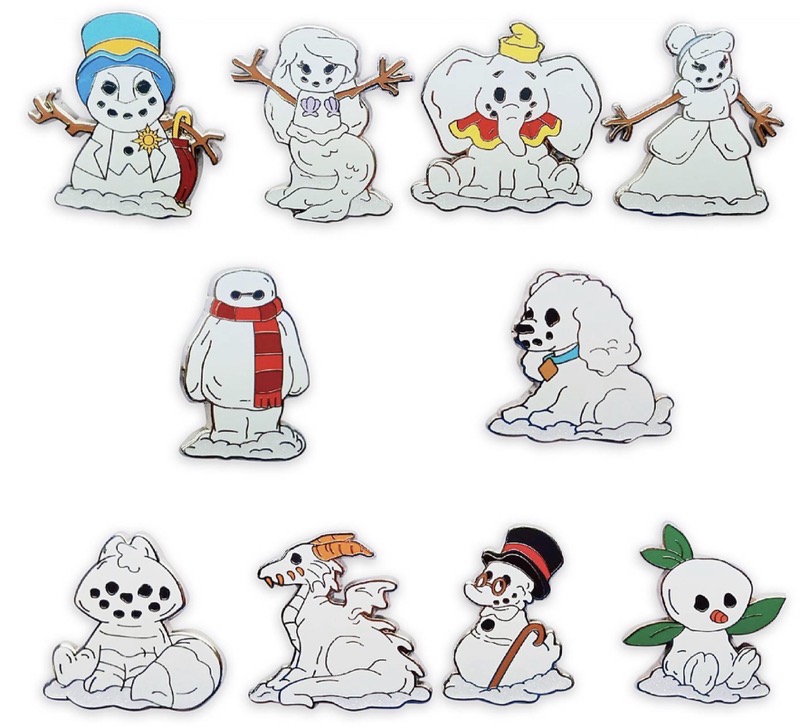 Disney Snowman 2020 Mystery Pin Set