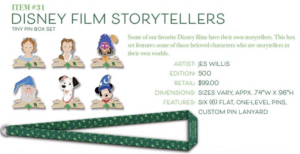 Disney Trading Pin Storytellers Celebrating 20 Years Of Pin