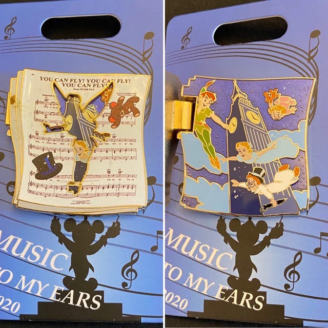 Peter Pan Music to my Ears 2020 Cast Member Pin