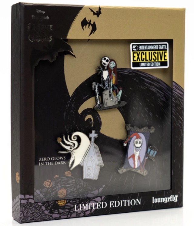 The Nightmare Before Christmas 3-Pin Set at Entertainment Earth