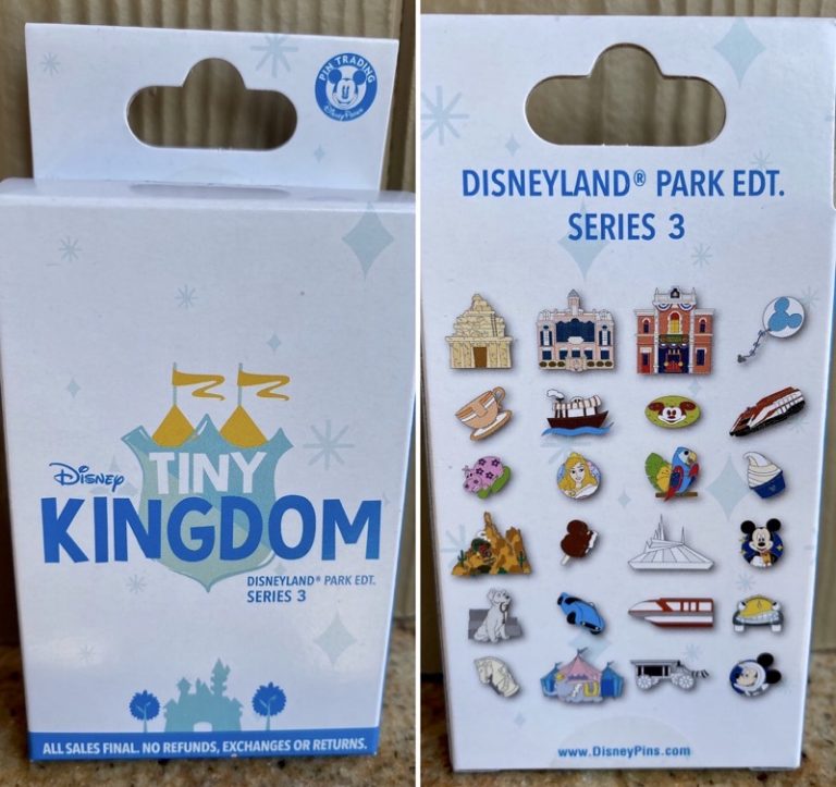 Tiny Kingdom Disneyland Series 3 Mystery Pin Collection