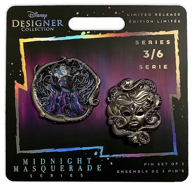 Ursula Midnight Masquerade Limited Release Pin Set