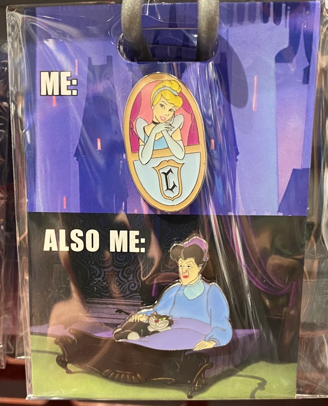 Cinderella Meme Disney Pin Set