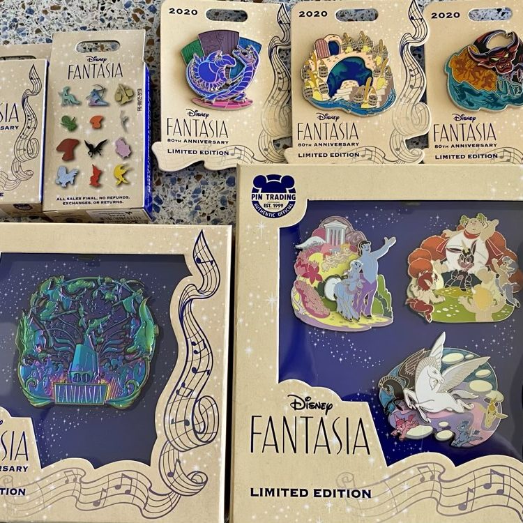 Fantasia 80th Anniversary Pin Collection at Disney Parks - Disney Pins Blog