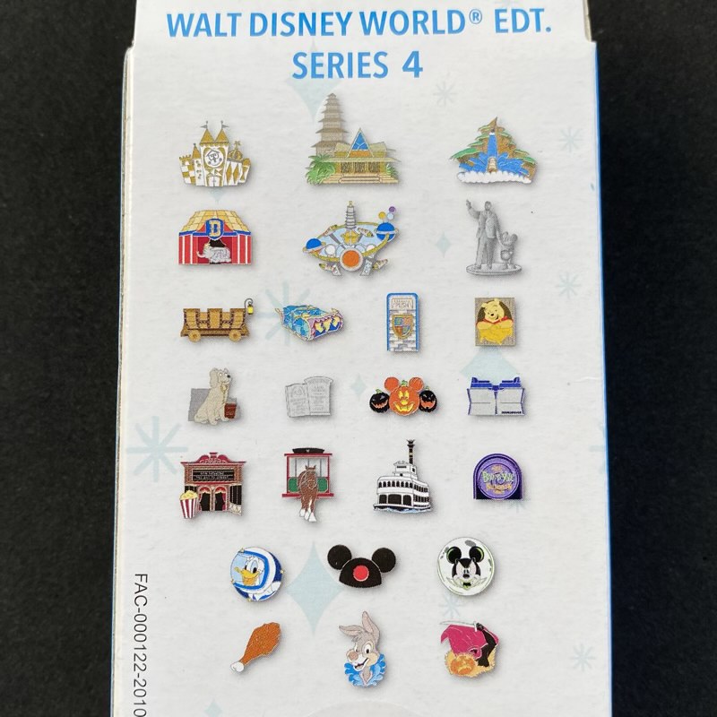 Tiny Kingdom Walt Disney World Series 4 Mystery Pins