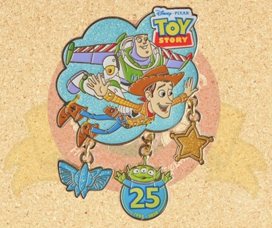 New! 2020 Buzz Toy Story 25th Anniversary Articulated LE 3000 Disney Pins 