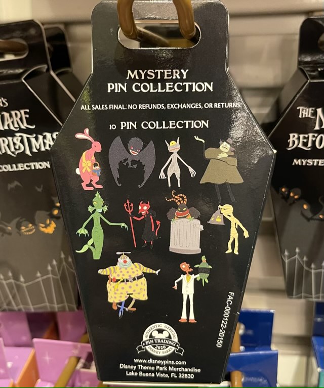 The Nightmare Before Christmas Mystery Pin Collection - Disney