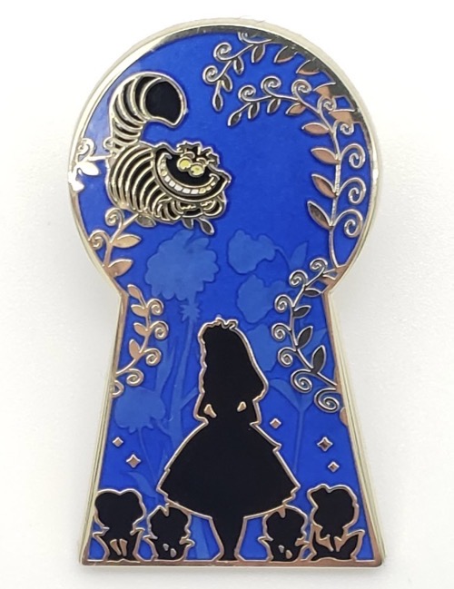 Alice in Wonderland Keyhole Silhouette BoxLunch Pin