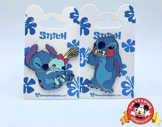 Disney Pins Blog - New Stitch pins recently released at Disneyland