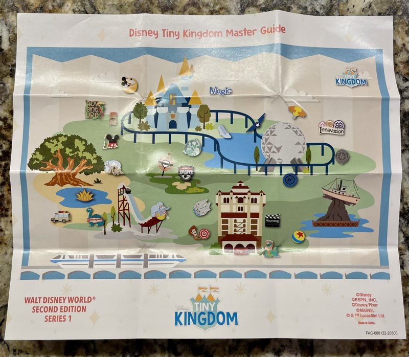 Tiny Kingdom Walt Disney World Second Edition Series 1 Pin Collection -  Disney Pins Blog