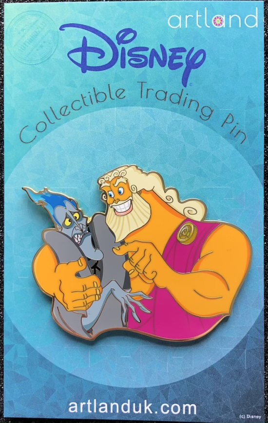 Zeus & Hades Siblings LE 250 ArtLand Disney Pin