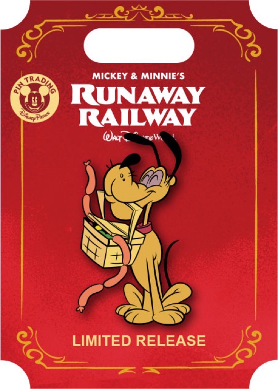 Pluto Runaway Railway D23 Exclusive BoxLunch Pin