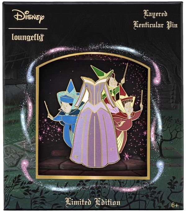 Sleeping Beauty Lenticular Loungefly Disney Pin - Disney Pins Blog