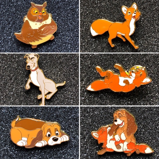 Fox and the Hound Blind Box Loungefly Pins