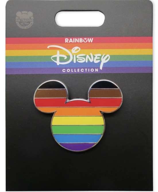 Intersectional Flag Mickey Mouse Disney Pin