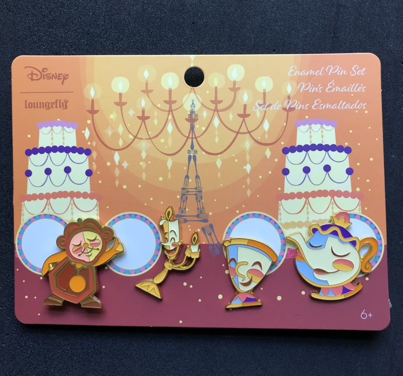 Beauty and the Beast Limited Edition Loungefly Pin - Disney Pins Blog