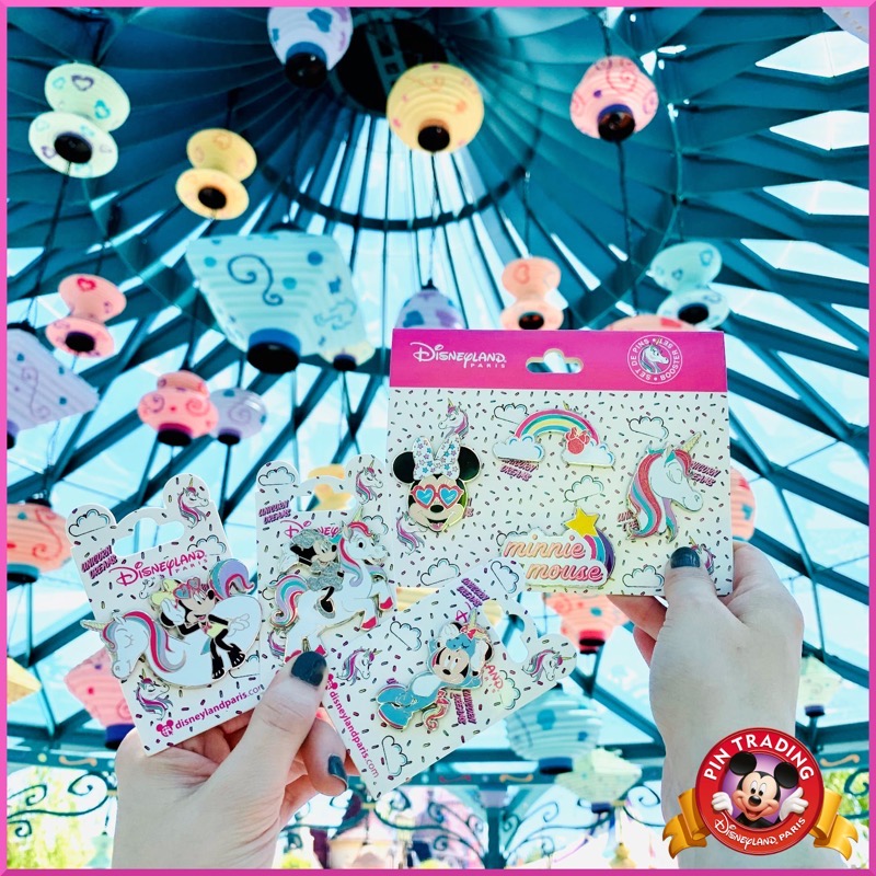 Minnie Unicorn Rainbow 2021 Disneyland Paris Pin Series